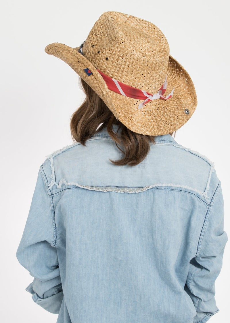 Peter Grimm Hadley Drifter Cowboy Hat - Natural Brown - Image 4